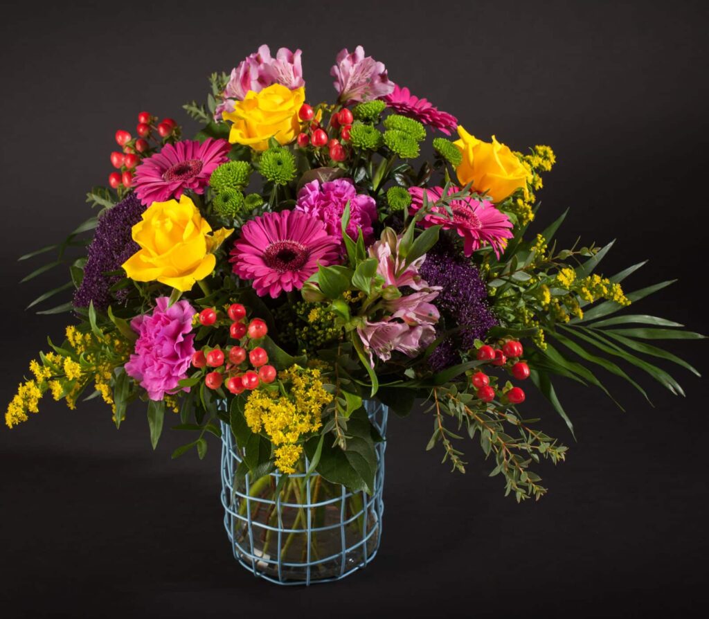 ramo de flores con gerberas