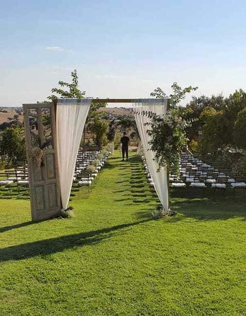 arco de flores para boda